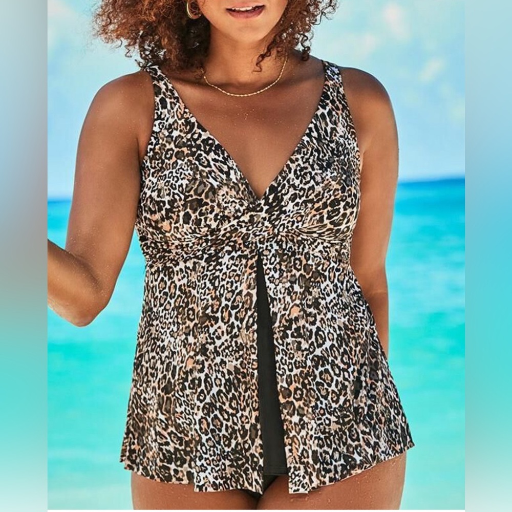 TANKINI TOP BY "SWIMSUITS FOR ALL" ONLY USED ONCE